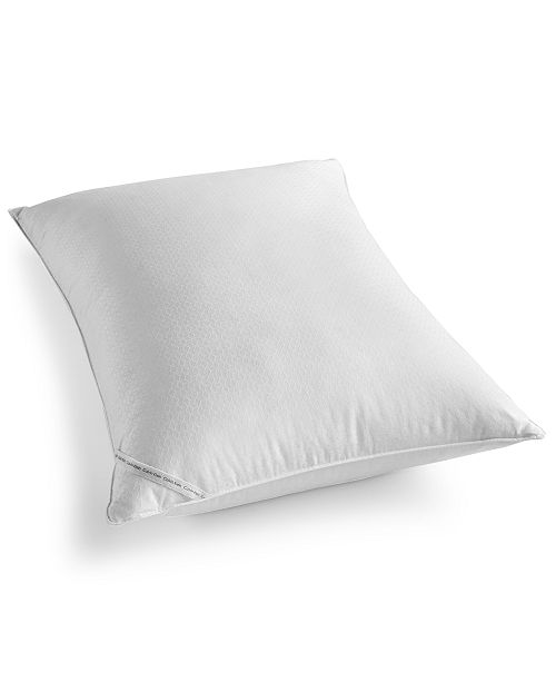 Calvin Klein Diamond Grid Feather Down Wrap Extra Firm Support King Pillow Reviews Pillows Bed Bath Macy S