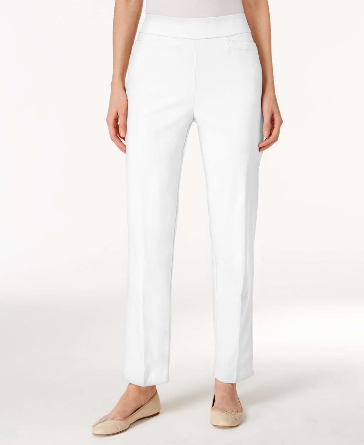 Женские брюки Alfred Dunner Classics Allure Pull-On Slim-Leg Pants — фото 1