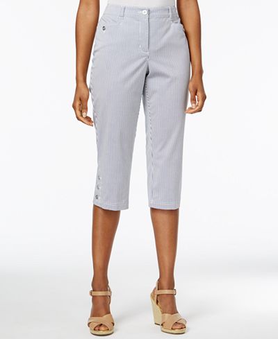 macy's karen scott petite capri pants