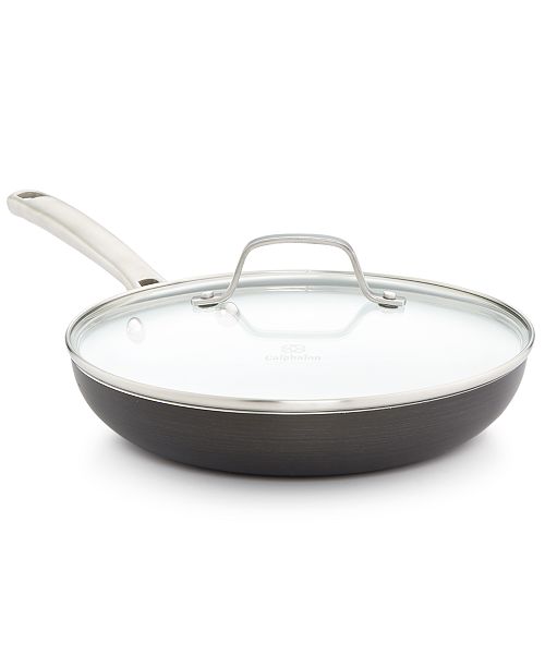 Calphalon Classic Ceramic 10" Fry Pan with Lid & Reviews Cookware
