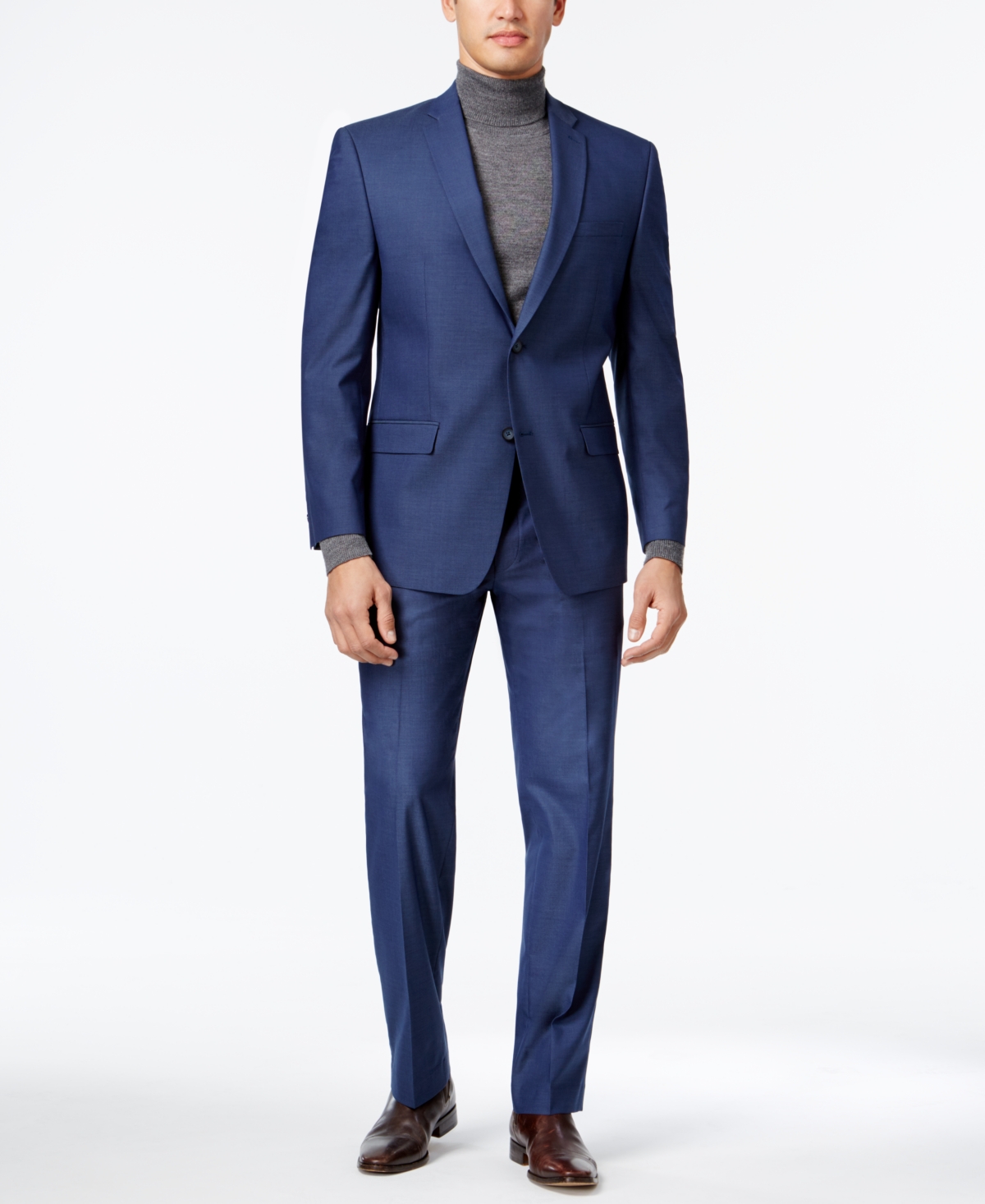 by Andrew Marc Men's Modern-Fit Suit - Charcoal Solid