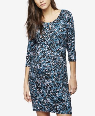 Seraphine - Maternity Printed Sheath Dress