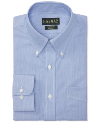 Lauren Ralph Lauren - Dress Shirt, Blue Hairline Broadcloth Shirt