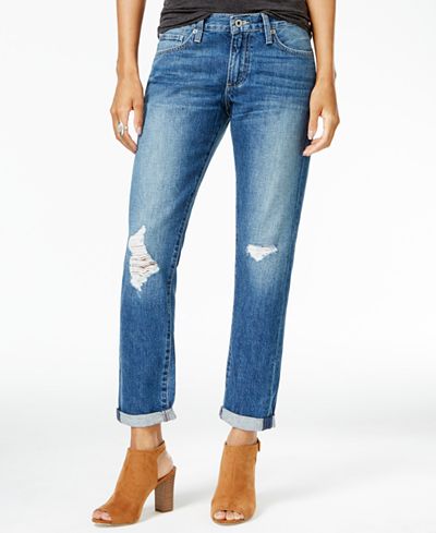 Lucky Brand Ripped Alamo Height Wash Boyfriend Jeans