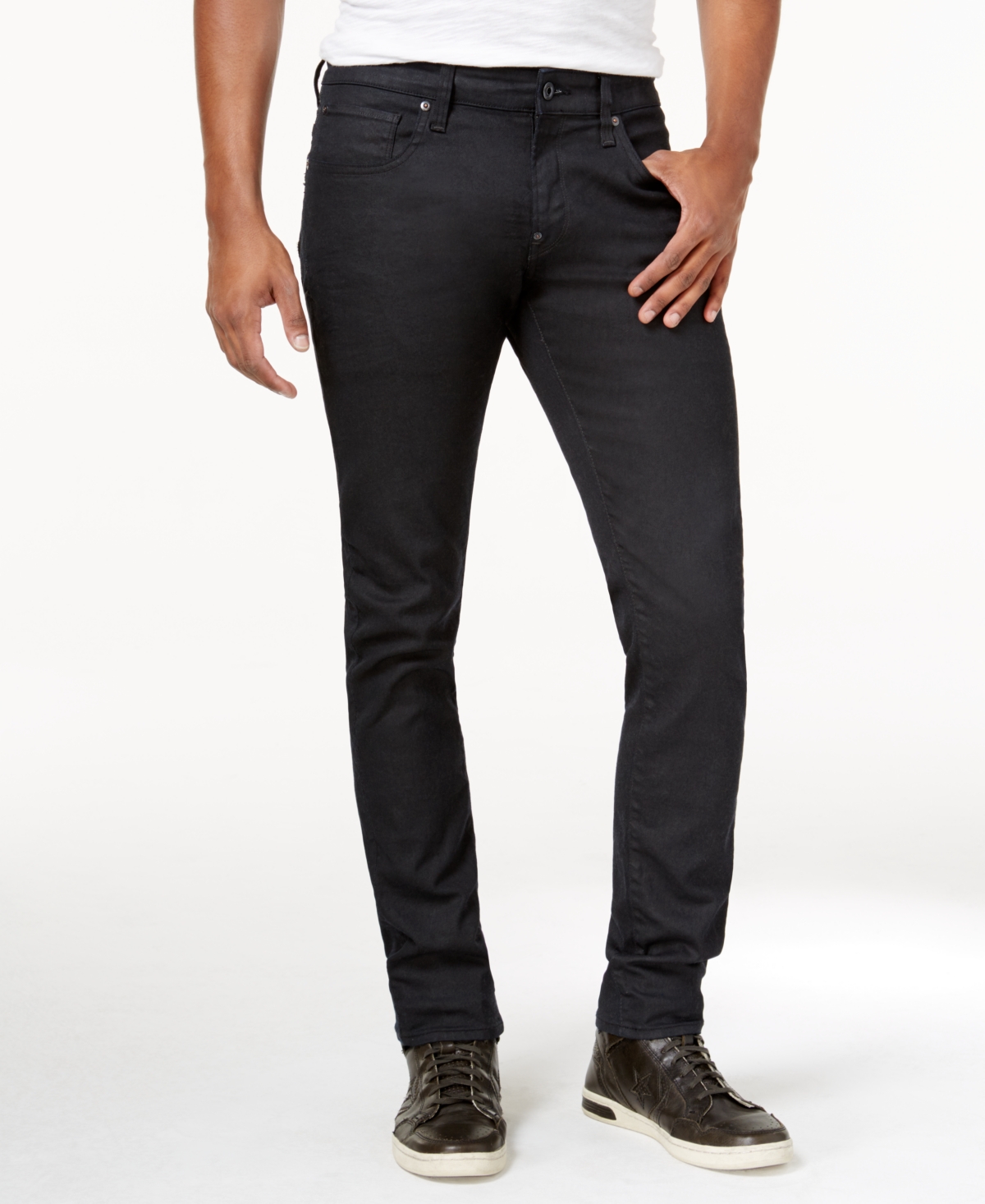Men's Revend Super Slim-Fit Stretch Jeans - D Dark Aged