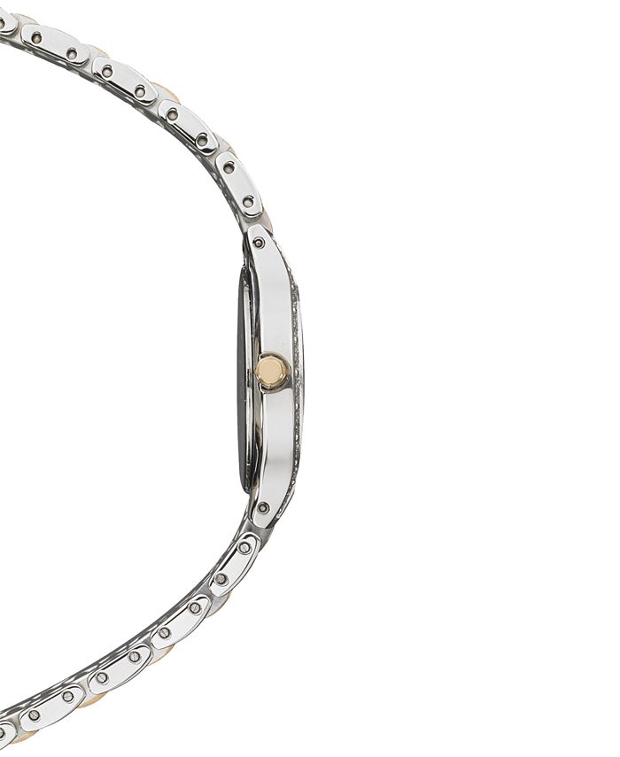 Seiko Women's Solar Diamond Accent Two-Tone Stainless Steel Bracelet ...