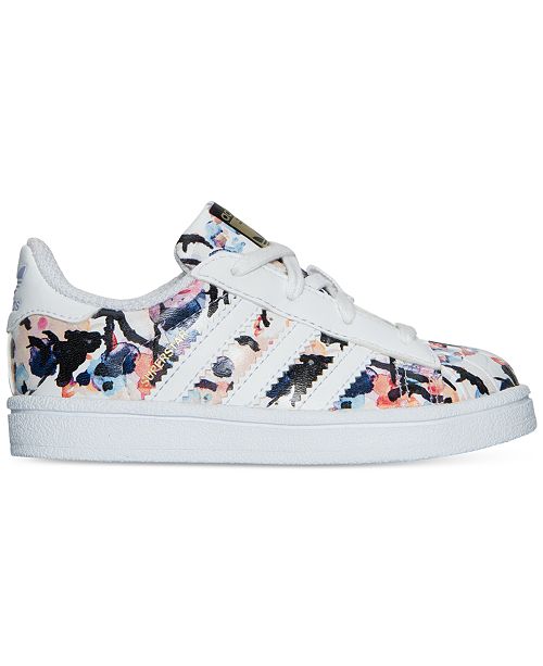 adidas Toddler Girls' Superstar Casual Sneakers from Finish Line