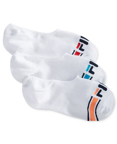 Fila Women's 3-Pk. Striped Toe Liner Socks