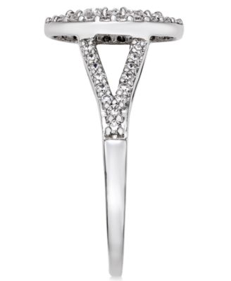 Diamond Cluster Halo Engagement Ring (1 ct. t.w.) in 14k White Gold