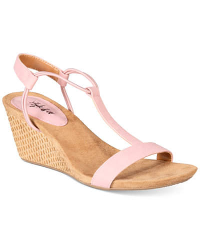 Style & Co Mulan Wedge Sandals, Only at Macy's
