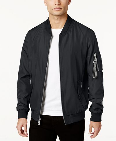 Calvin Klein Men's Panorama Flight Jacket - Coats & Jackets - Men - Macy's