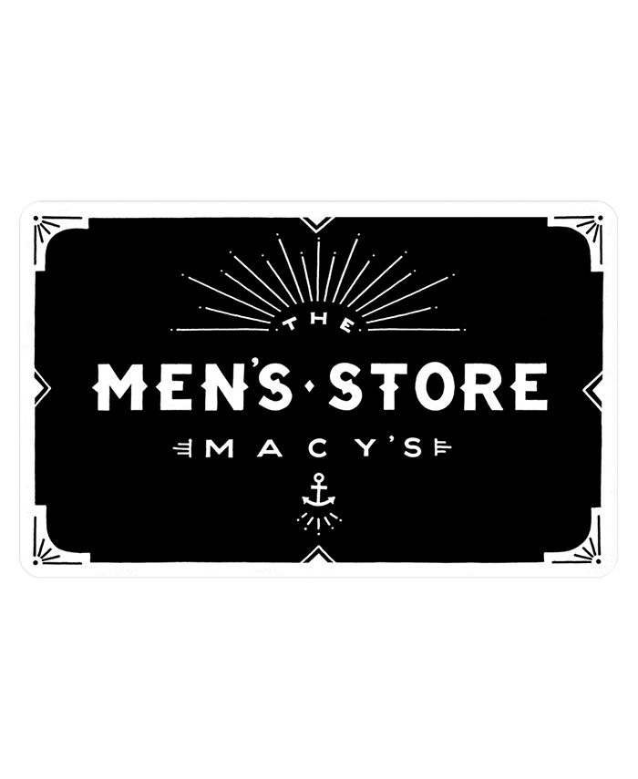 Macy's The Men's Store at Macy's Card with Greeting Card Macy's