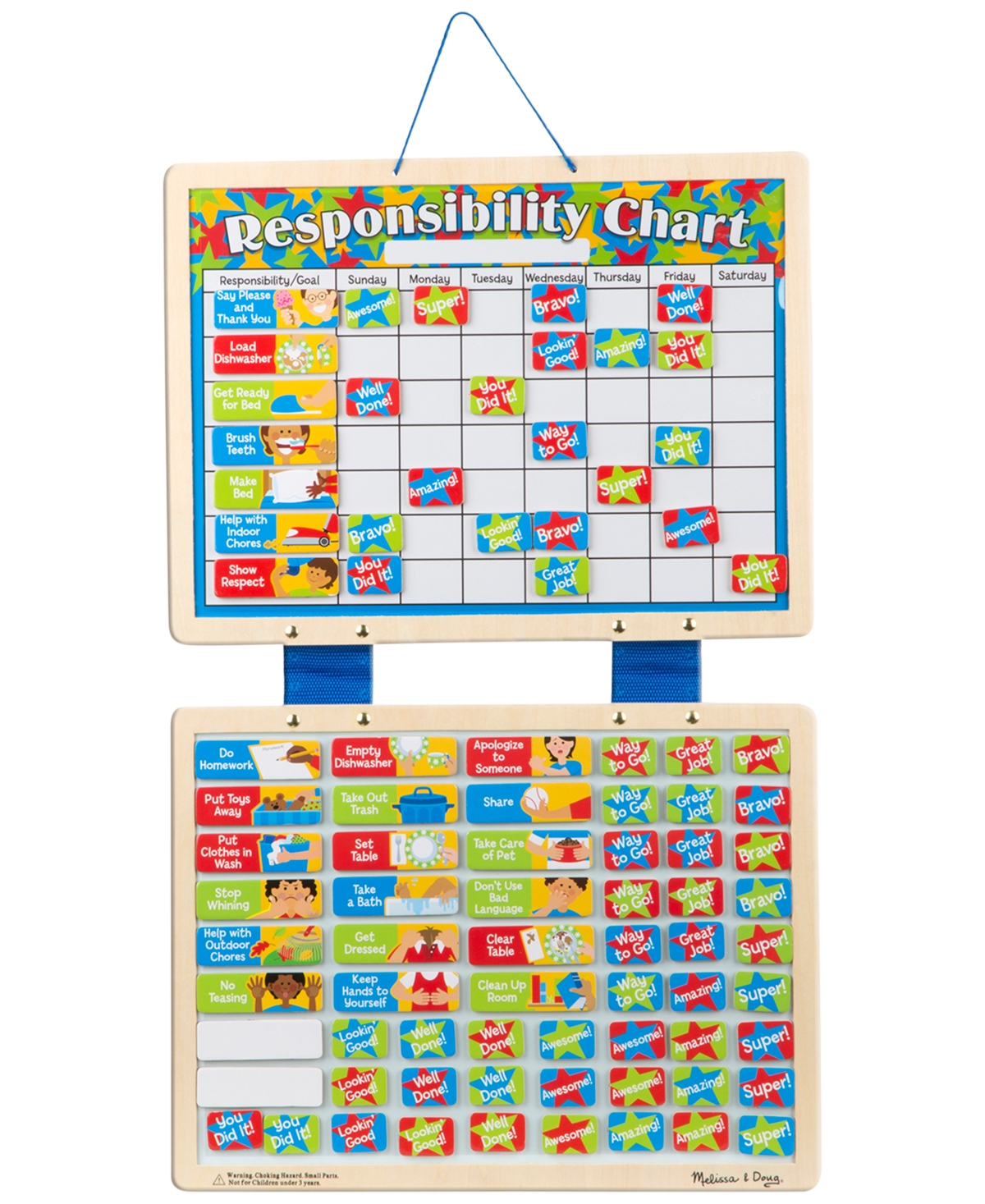 Melissa & Doug Kids'  Magnetic Responsibility Chart In Responsibilty Chart