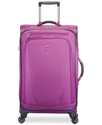 macys pink luggage