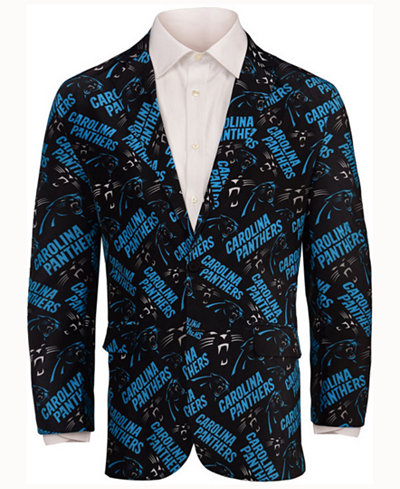 Forever Collectibles Men's Carolina Panthers Fan Suit Jacket