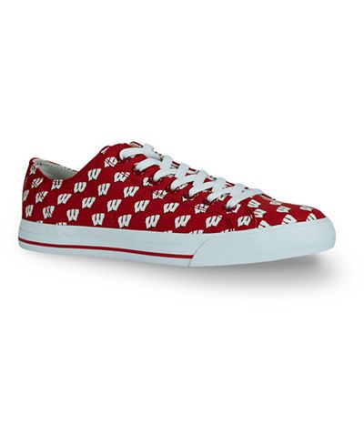 Row One Wisconsin Badgers Victory Sneakers