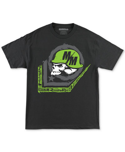 Metal Mulisha Men's Scale Logo Print Cotton T-Shirt