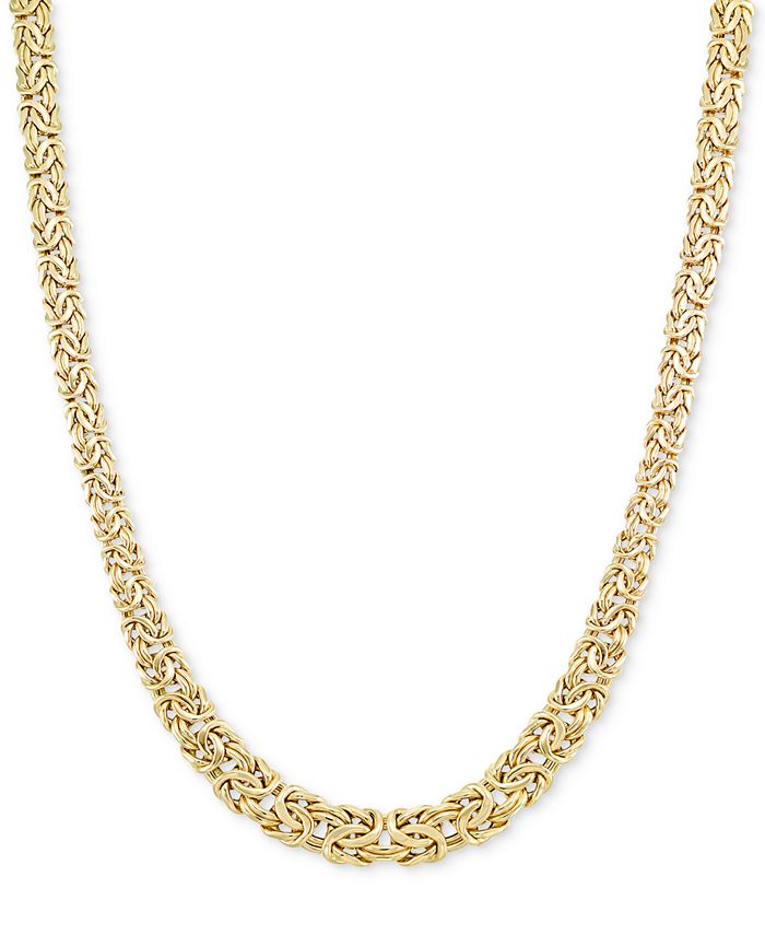 Macy's Graduated Byzantine Necklace in 14k Gold - Macy's