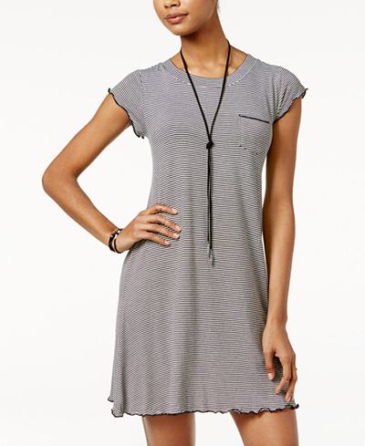 American Rag Striped T Shirt  Dress  Only at Macy s  