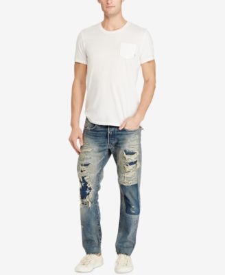 ralph lauren distressed jeans