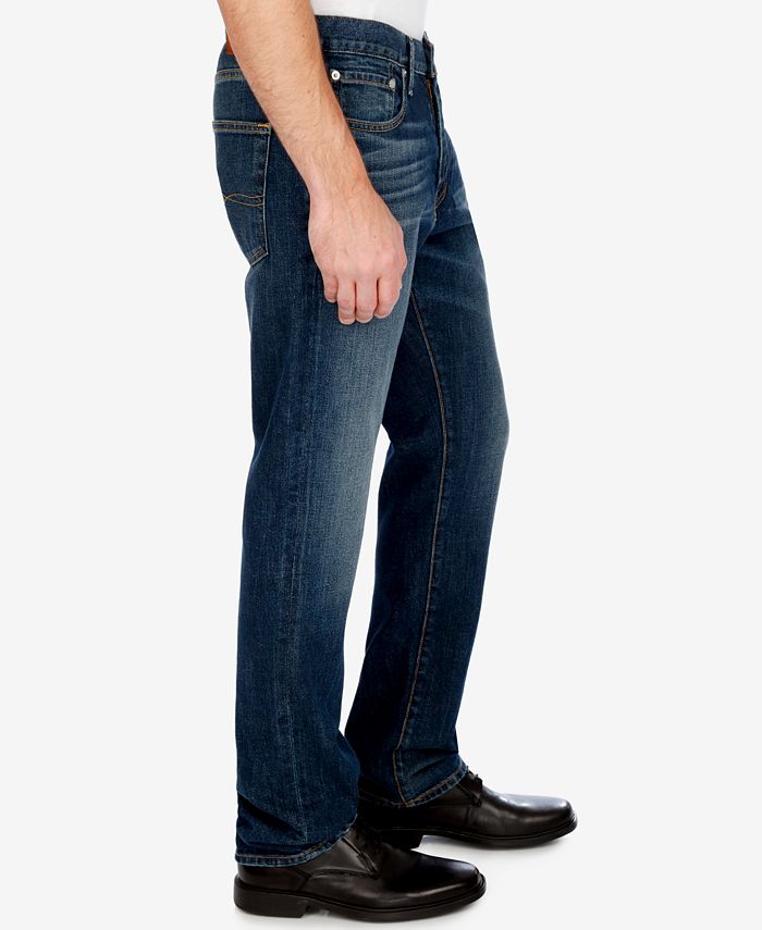Lucky Brand Men's 410 Athletic Straight Fit Stretch Jeans - Macy's