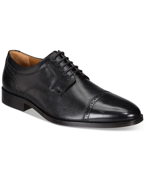 Johnston & Murphy Men's Hernden Cap-Toe Oxfords - All Men's Shoes - Men ...