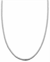 Macys mens on sale silver chain