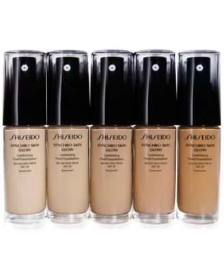 Shiseido Synchro Skin Glow Luminizing Fluid Foundation, Broad