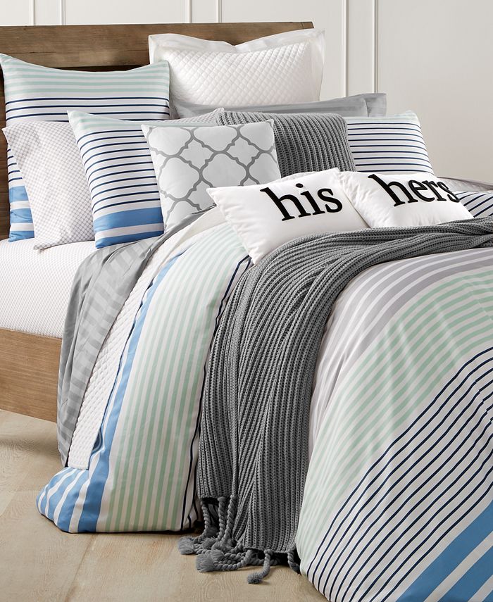 Charter Club Nautical Stripe 3Pc. King Duvet Set, Created for Macy's