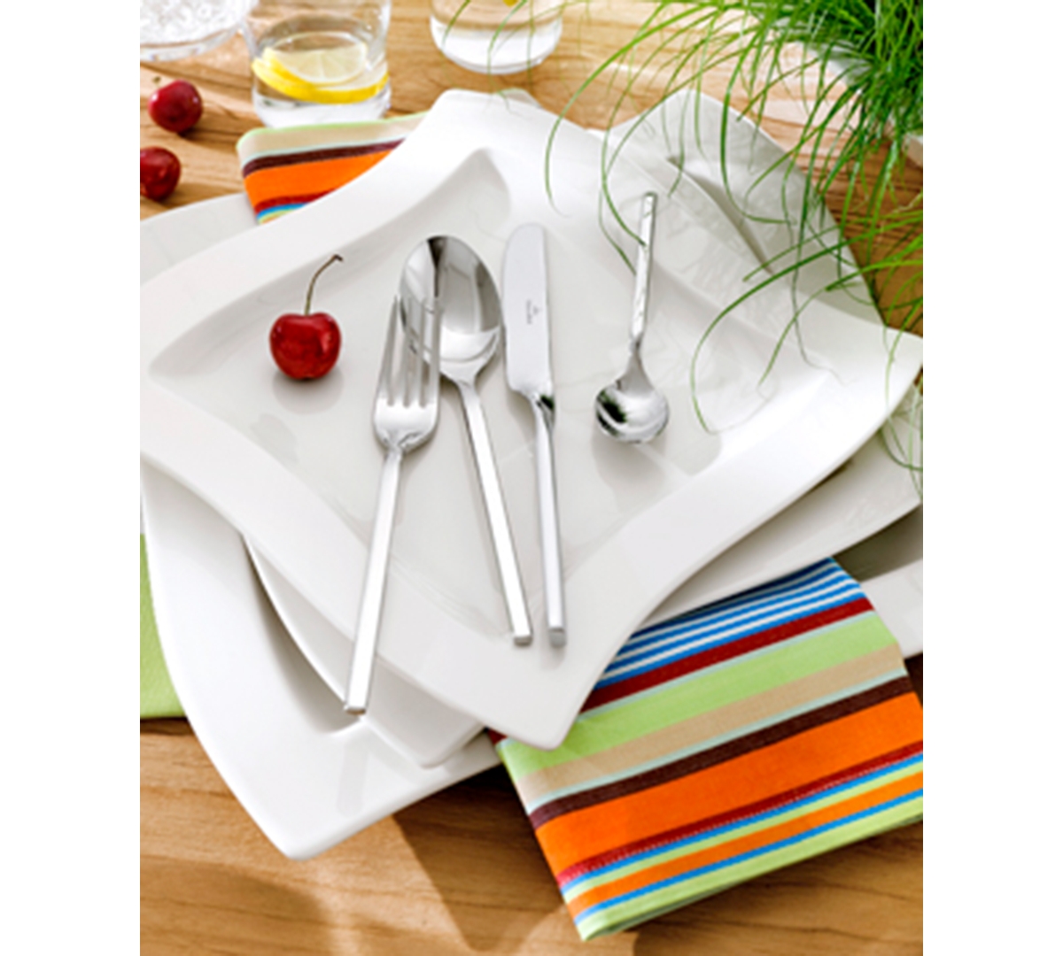 Villeroy & Boch New Wave 5-piece Place Setting In Silver