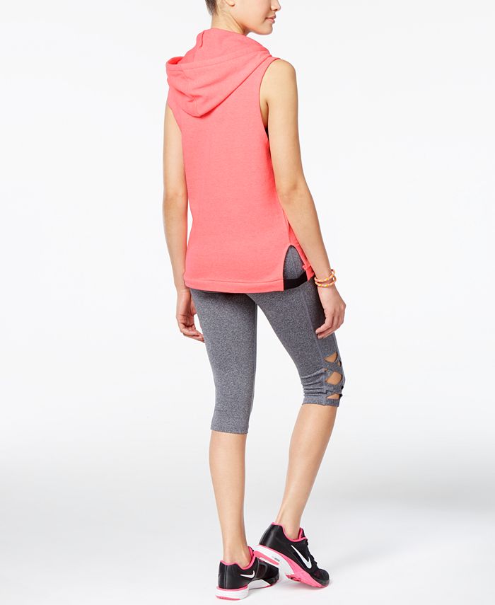 Material Girl Active Juniors' Graphic Hoodie & Cropped Leggings