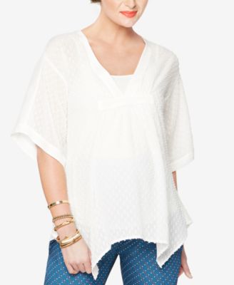 Rachel Zoe - Maternity Handkerchief-Hem Top