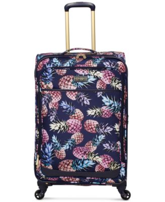 jessica simpson pineapple hardside luggage