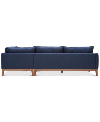 Jollene 113" 2-Pc. Fabric Sectional, Created for Macy's