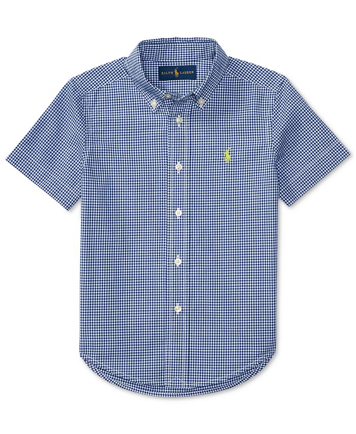 Ralph lauren short sleeve check shirt new arrivals
