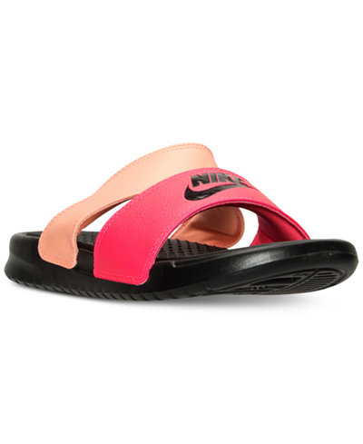 Nike Women's Benassi Duo Ultra Slide Sandals from Finish Line