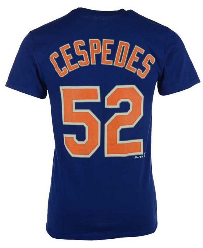 Majestic Yoenis C spedes New York Mets Official Player T Shirt