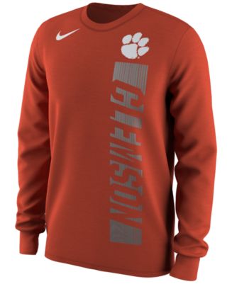 Nike Men's Clemson Tigers Football Momentum Long Sleeve T-Shirt - Macy's