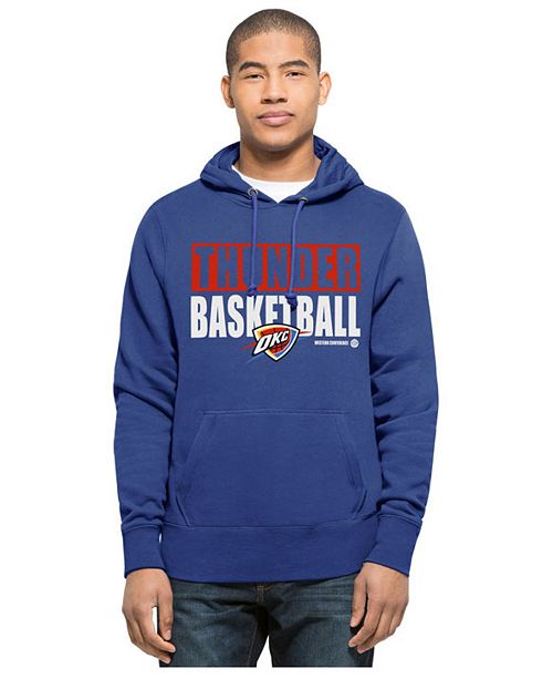 47 Brand Men S Oklahoma City Thunder Knockaround Headline Pullover