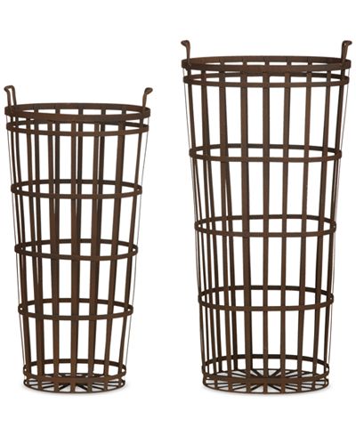 Metal Baskets, Set of 2