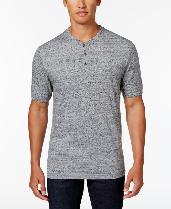 Weatherproof vintage men's heathered henley top