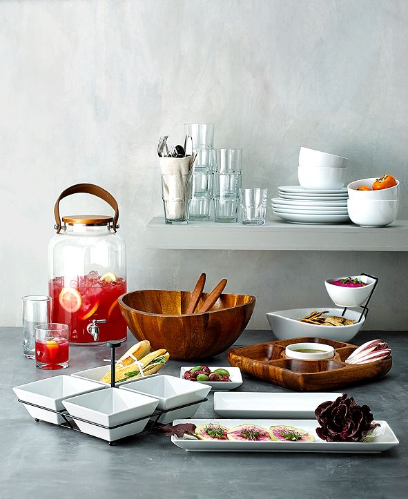 The Cellar Whiteware Serveware Entertaining Collection, Created for