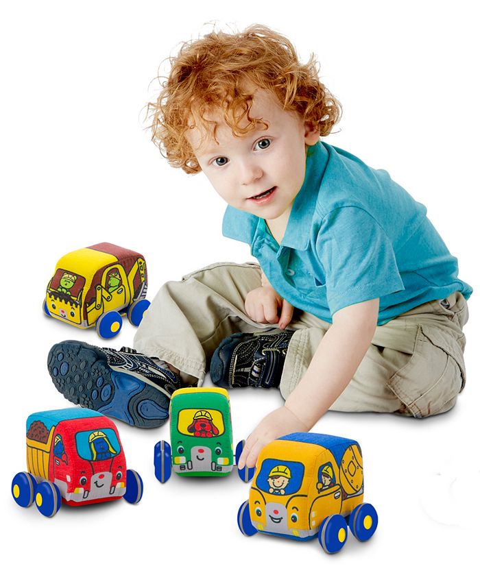 Melissa & doug construction vehicle set hot sale
