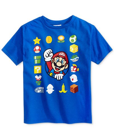 Nintendo Super Mario Graphic-Print Cotton T-Shirt, Toddler & Little Boys (2T-7)
