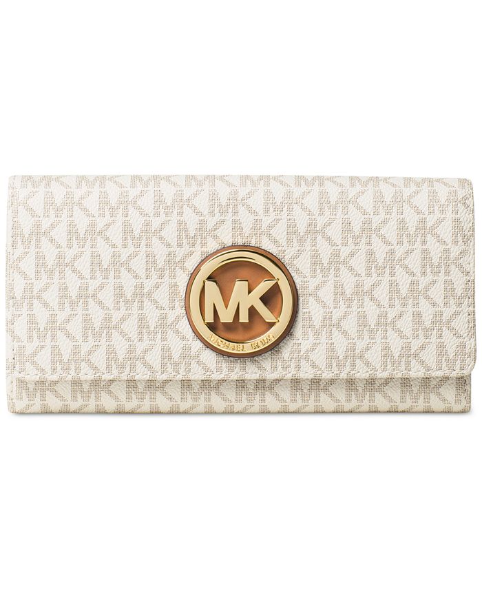 echtgenoot Telemacos anders Michael Kors Signature Fulton Wallet & Reviews - Handbags & Accessories -  Macy's