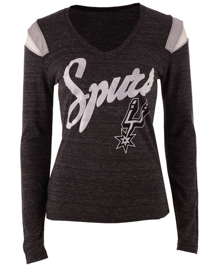 5th & Ocean Women's San Antonio Spurs Travel Long-Sleeve T-Shirt - Macy's