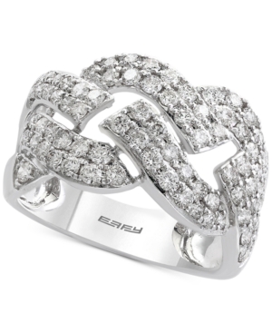 image of Pave Classica by Effy Diamond Ring (1-1/3 ct. t.w.) in 14k White Gold