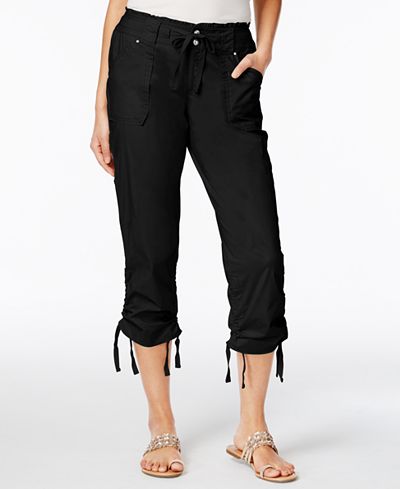 macy's cargo pants womens