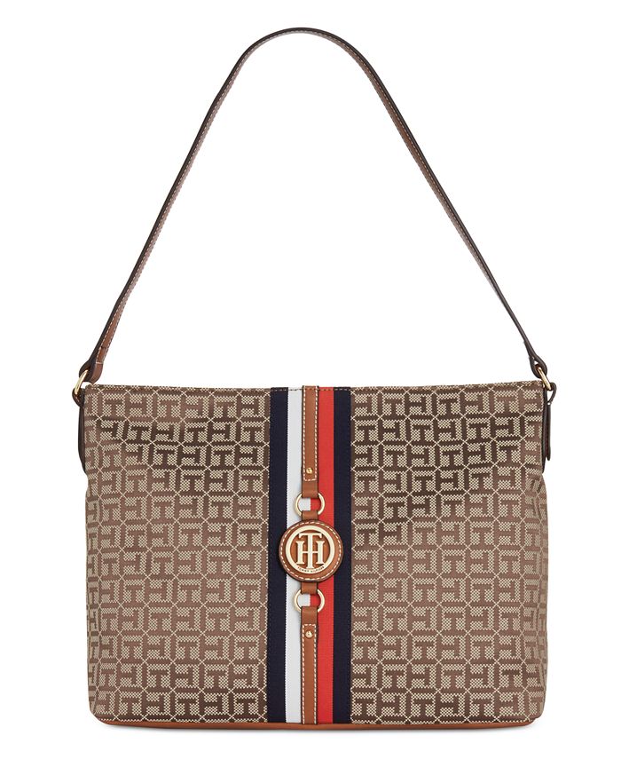 Tommy hilfiger jaden monogram jacquard backpack online