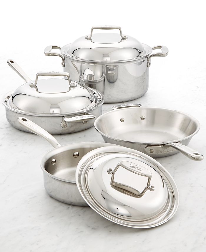 All-Clad Hard Anodized Nonstick 7-Pc. Set, Created for Macy's - Macy's